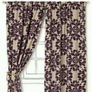 2 Anthropologie Curtain Panels | Coqo Floral